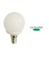 LAMPARA ESFERICA LED VERDE E14 4W 270º 230V