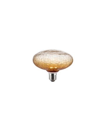LAMPARA LED UFO  CRAQUELADA AMBAR 3.5W 3000k E27
