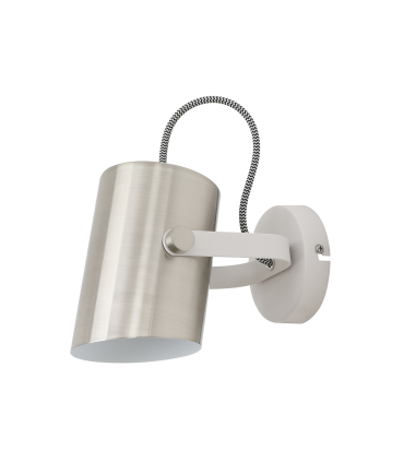 APLIQUE PARED PLATA E27