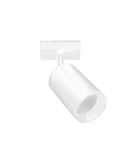 APLIQUE LED TUBULAR DIRECCIONABLE BLANCO1XGU10 ARO DORADO INTERCAMBIABLE