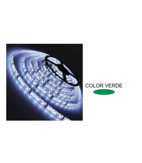 TIRA LED PROFESIONAL IP44  45W VERDE 12V 5MTx10MM 60LED/MT LED50x50