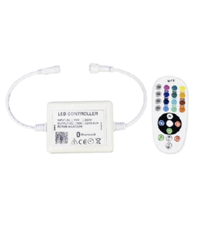 CONTROLADOR + CONTROL REMOTO PARA TIRA LED NEON  RGB