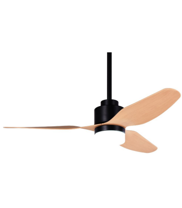 VENTILADOR DE TECHO 28W DC LED INTEGRADO 18W NEGRO CAMBIO DE TONO CON MEMORIA