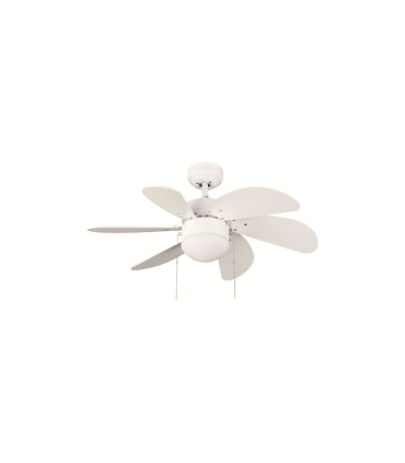 VENTILADOR DE TECHO 45W AC BLANCO ØASPAS 90CM CON CONTROL REMOTO