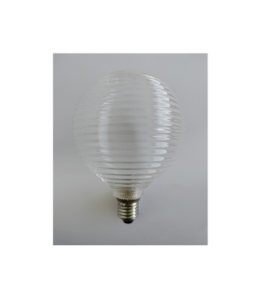  LAMPARA DECORATIVA LED RELIEVE BLANCA G125 E27 4W 4000K