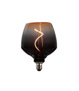 LAMPARA DECORATIVA LED COLOR DEGRADADO NEGRO-NARANJA COPA E27 4W 1800K