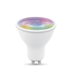 LAMPARA DICROICA SMART LED GU10 4.5W RGB + CAMBIO DE TONO 180º 230V