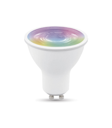 LAMPARA DICROICA SMART LED GU10 4.5W RGB + CAMBIO DE TONO 180º 230V