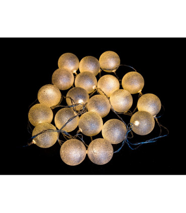 BOLA BRILLANTE 20 LEDS 0,80W 24V 8,60METROS