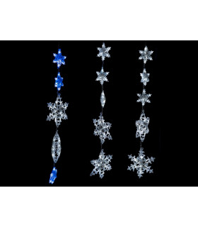 CORTINA COPOS DE NIEVE 520 LED 31W 24V 1,50x2,50METROS IP44