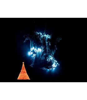 MALLA LED BLANCO PARA ARBOL 4x1,8METROS 135LEDS 8W IP44