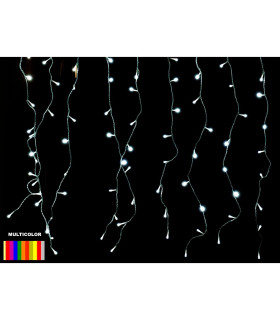 CORTINA LED CON EFECTOS MULTICOLOR 300LEDS 40W 2,0x2,0METROS IP44 conectables 5 uds posición fija: sí