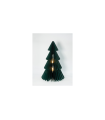 ARBOL DE NAVIDAD EN PAPEL VERDE 50CM CON LED BATERIAS 3XAA ( NO INCLUIDAS) CON TEMPORIZADOR 6H/18H