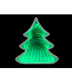 FIGURA ARBOL NAVIDAD EFECTO 3D 17x33 CM 0.96W CONEX. 3 MTS 3,2V IP20