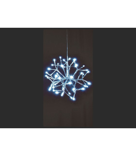 ESTRELLA 48 LEDS 3.6W DIAMETRO 30 CM BLANCO FRIO IP44 CONEX 5 MTS 24V