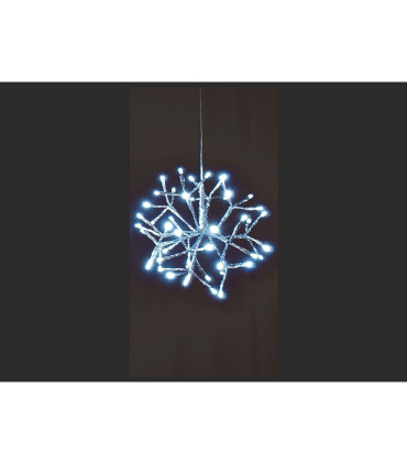 ESTRELLA 48 LEDS 3.6W DIAMETRO 30 CM BLANCO FRIO IP44 CONEX 5 MTS 24V