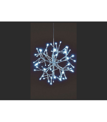 ESTRELLA 64 LEDS 3.6W DIAMETRO 40 CM BLANCO FRIO IP44 CONEX 5 MTS 24V