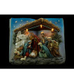 FIGURA NAVIDAD LED BELEN CON BATERIAS 2xAA 25x12x17.5cm 0,12W 3,0V IP20