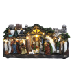 FIGURA NACIMIENTO CON LED BATERIAS 3XAA (INCLUIDAS) 34X9.50X16.50CM