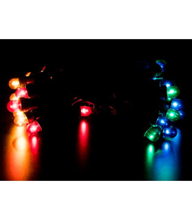 GUIRNALDA PAPAYA 20 LUCES COLOR CERAMICA 60W 240V 6,8m