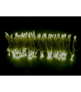 GUIRNALDA 144 LEDS AMARILLO PARA EXTERIOR 13.8W 230V 15m IP44