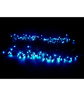 GUIRNALDA 144 LEDS AZUL PARA EXTERIOR 13.8W 230V 15m IP44