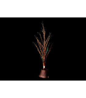 ARBOL-RAMA DE NAVIDAD CON FIBRA OPTICA MULTICOLOR 12V alto 150cm