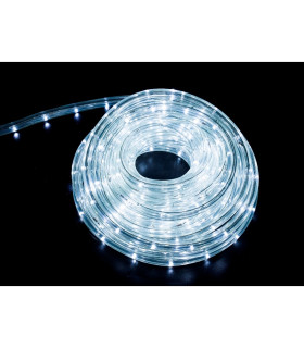 TUBO FLEX. LED 10m  BLANCO CON CONTROLADOR DE EFECTOS