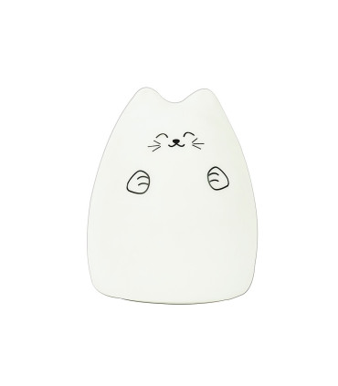 LUZ NOCTURNA SILICONA LED CON USB GATO