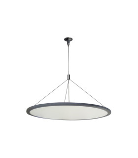LAMPARA LED COLGANTE 48W 3000K 120º 230V NEGRO