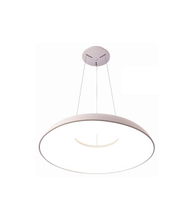 LAMPARA DE TECHO COLGANTE LED REGULABLE 80W 3000K  BLANCA