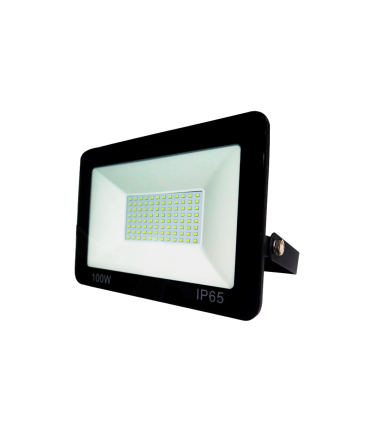 PROYECTOR LED EXTRAPLANO IP65 100W 4000K 230V NEGRO