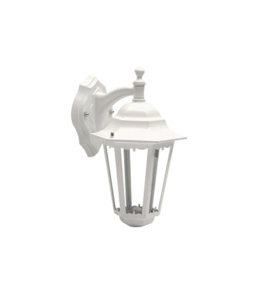 FAROL ALUMINIO BRAZO ARRIBA BLANCO