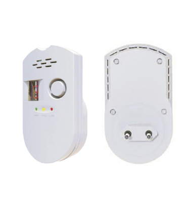 DETECTOR DE GAS CON ALARMA 85DB 4W 230V