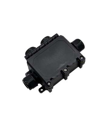 CAJA CONEXION ESTANCA 4 CONEXIONES M20 + REGLETA PARA CABLE 0,5-2,5mm2 16A 3 POLOS IP68