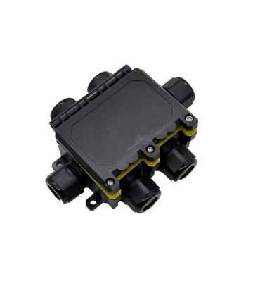 CAJA CONEXION ESTANCA 6 CONEXIONES M20 + REGLETA PARA CABLE 0,5-2,5mm2 16A 3 POLOS IP68