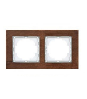 MARCO DOBLE MADERA REAL SERIE 8000
