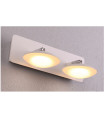 APLIQUE LED DECO 2x6W 2700K 120º 100-240V BLANCO