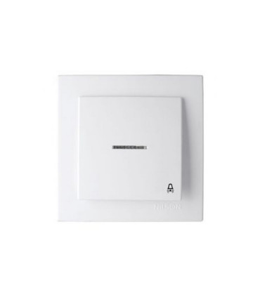 PULSADOR LUMINOSO BLANCO EMPOTRAR SERIE 8000