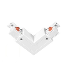 ACCESORIO CARRIL LED 4 VIAS (HASTA 3 ENCENDIDOS) CONECTOR L DERECHA BLANCO