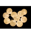 GUIRNALDA 10 LEDS BOLAS BLANCAS CON BATERIA 3xAA (no incluidas) 0,6W 4,5V 1,25METROS