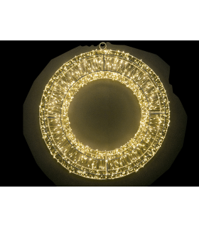 CORONA LED 3D CON 960 MINI LEDS CALIDA