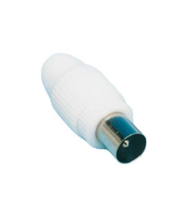 CONECTOR T.V. RECTO MACHO