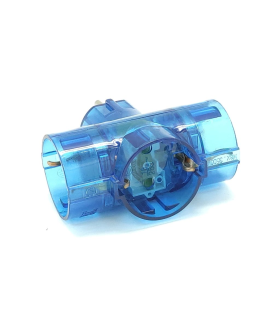 CLAVIJA TRIPLE CON TT AZUL EN BLISTER