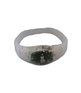PULSERA LUMINOSA DE LED BLANCA LUZ ROJA