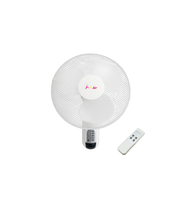 VENTILADOR PARED 40 CM  50W  3 VEL.+MANDO A DISTANCIA