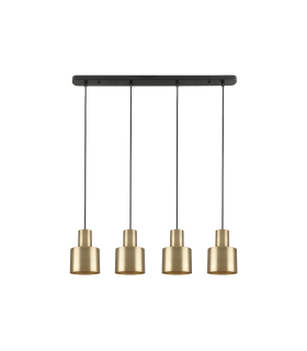 LAMPARA DE TECHO  SERIE SERANTES 4XE27 DORADA