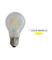 LAMPARA STANDARD FILAMENTO LED AMARILLA E27 3W 360º 230V