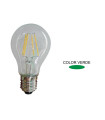 LAMPARA STANDARD FILAMENTO LED VERDE E27 3W 360º 230V