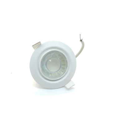 DOWNLIGHT LED EMPOTRABLE ORIENTABLE REDONDO BLISTER CORTE 75MM 8W 3000K 90º 230V